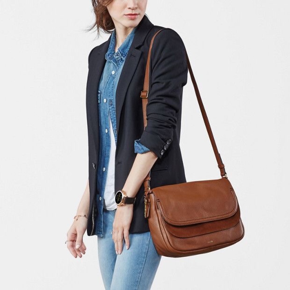Fossil Peyton Large Double Flap Crossbody